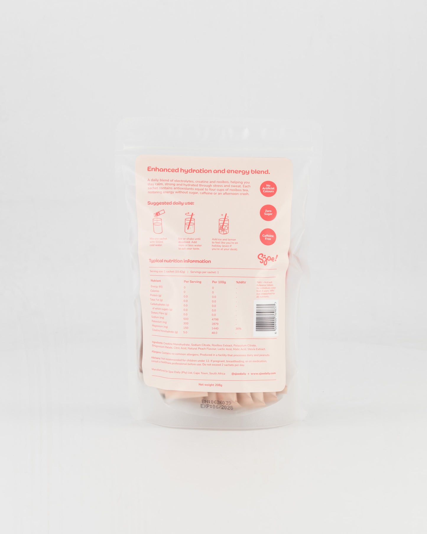 Rooibos, Electrolytes + Creatine