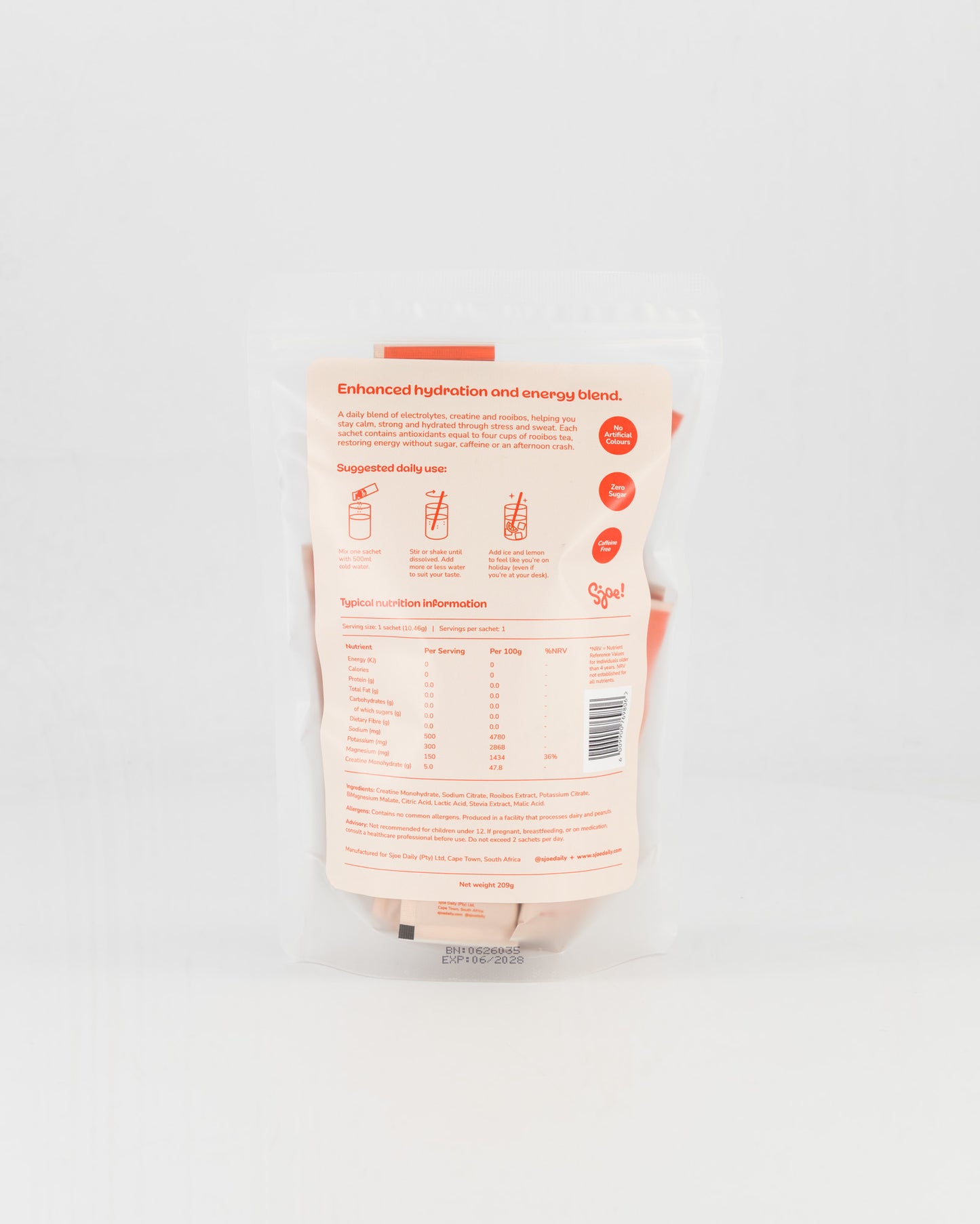 Rooibos, Electrolytes + Creatine